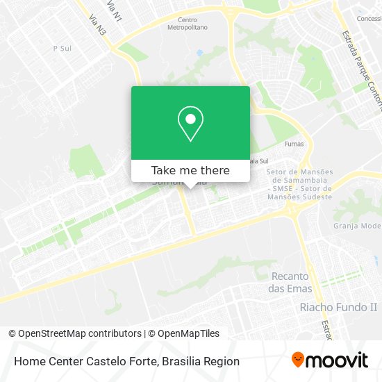 Home Center Castelo Forte map