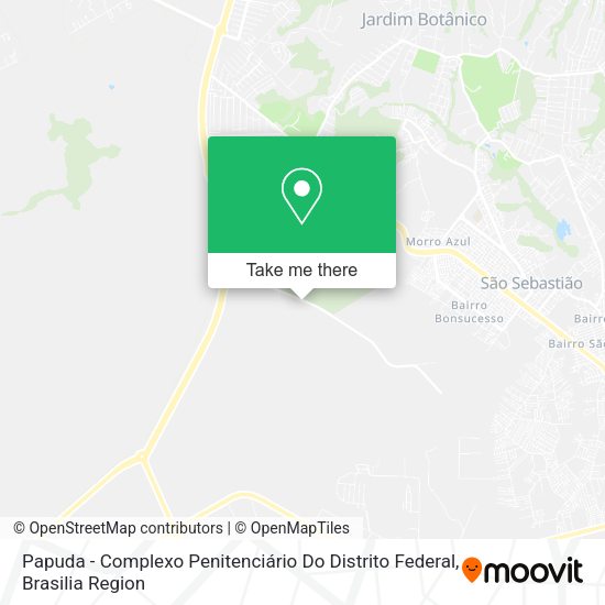 Papuda - Complexo Penitenciário Do Distrito Federal map