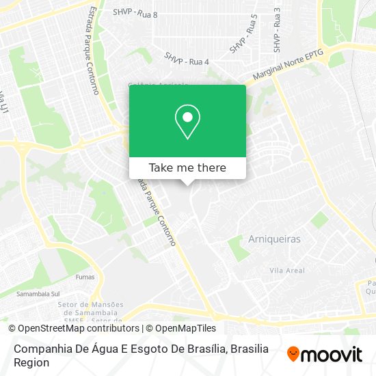 Companhia De Água E Esgoto De Brasília map