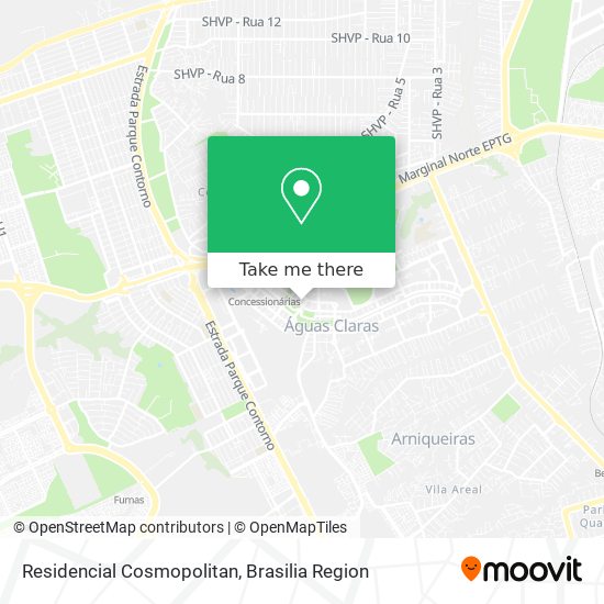 Residencial Cosmopolitan map
