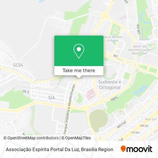 Associação Espírita Portal Da Luz map