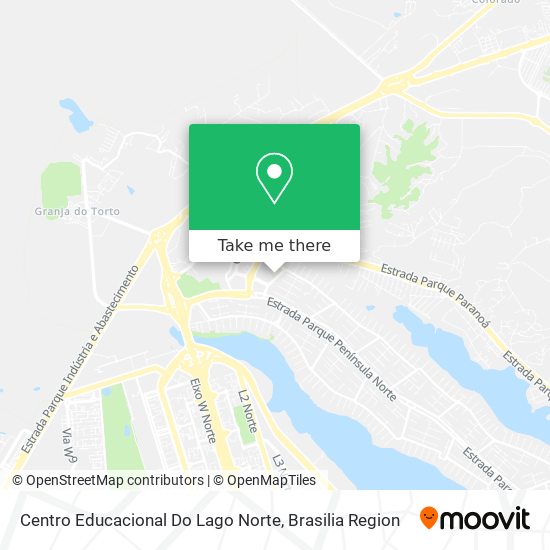 Centro Educacional Do Lago Norte map