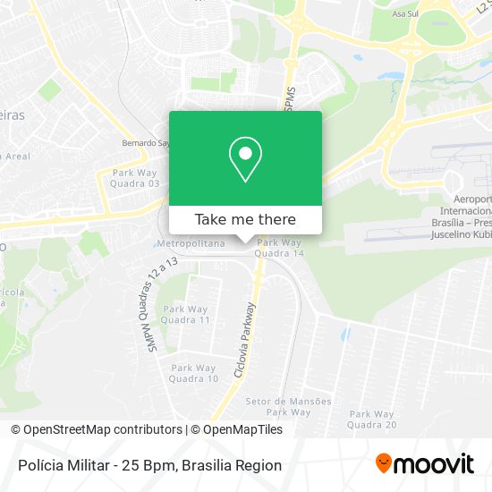 Polícia Militar - 25 Bpm map