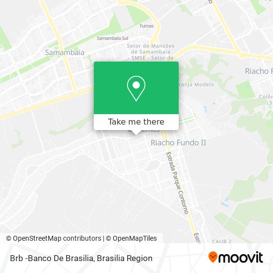 Mapa Brb -Banco De Brasilia