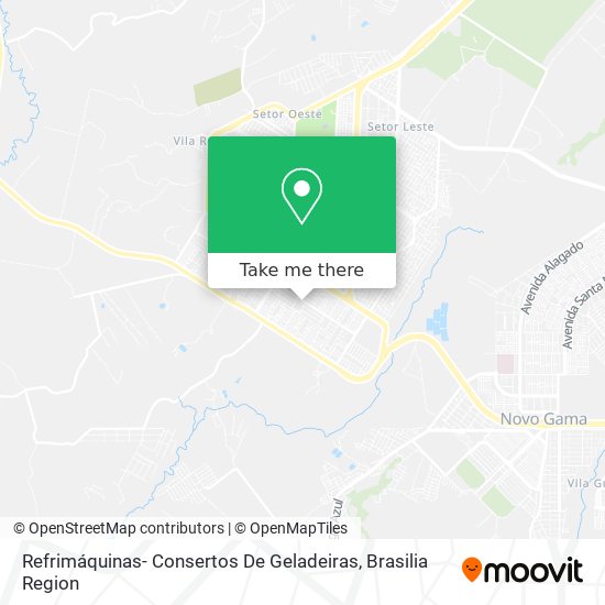 Refrimáquinas- Consertos De Geladeiras map