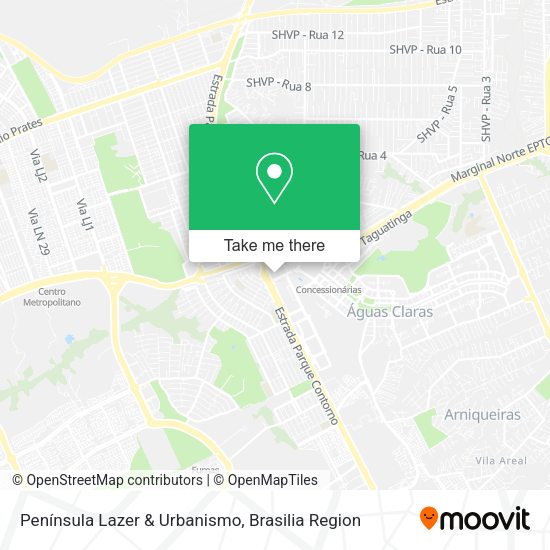 Península Lazer & Urbanismo map