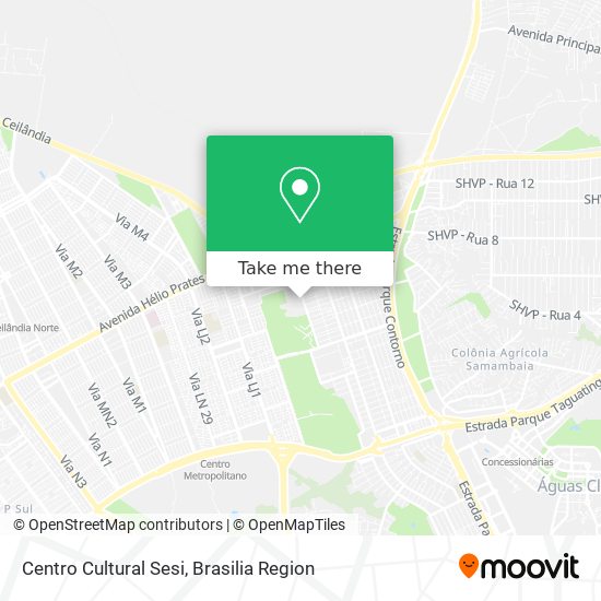 Centro Cultural Sesi map