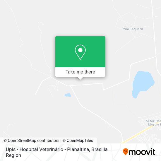 Upis - Hospital Veterinário - Planaltina map
