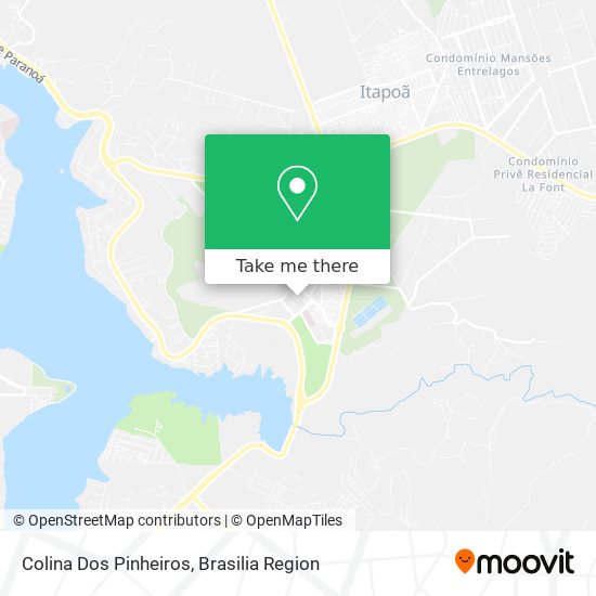 Colina Dos Pinheiros map