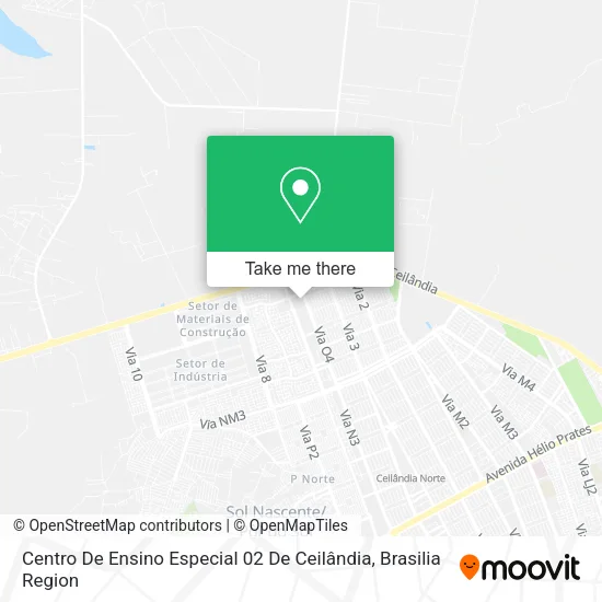 Centro De Ensino Especial 02 De Ceilândia map