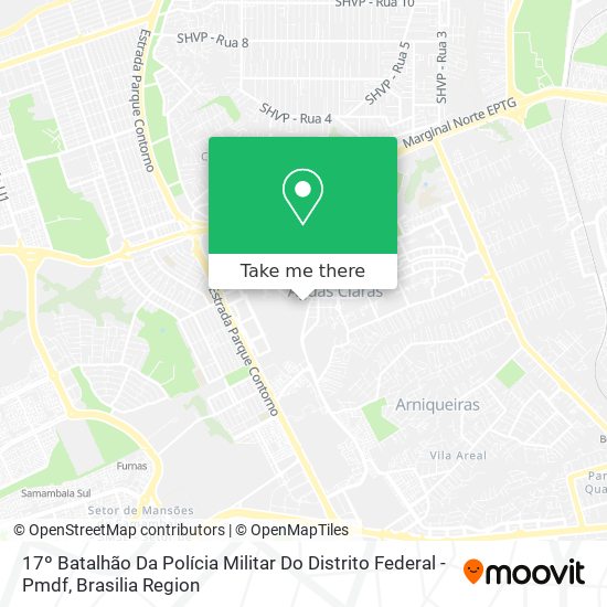 17º Batalhão Da Polícia Militar Do Distrito Federal - Pmdf map