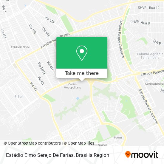 Mapa Estádio Elmo Serejo De Farias