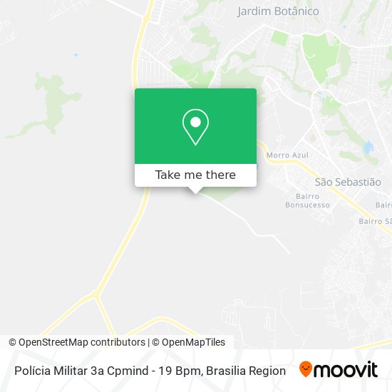 Polícia Militar 3a Cpmind - 19 Bpm map