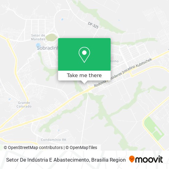 Setor De Indústria E Abastecimento map