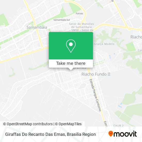 Giraffas Do Recanto Das Emas map