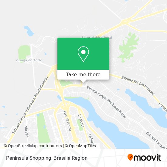 Península Shopping map