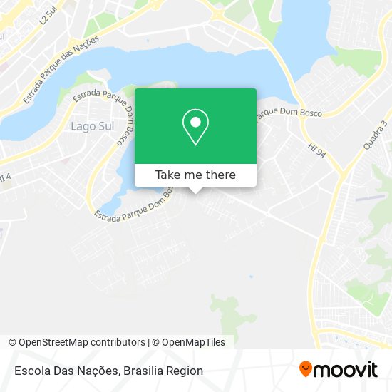 Escola Das Nações map