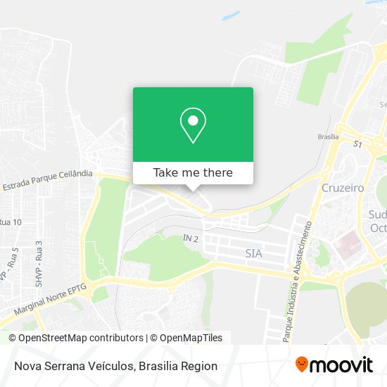 Nova Serrana Veículos map
