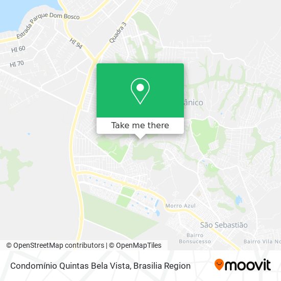 Condomínio Quintas Bela Vista map
