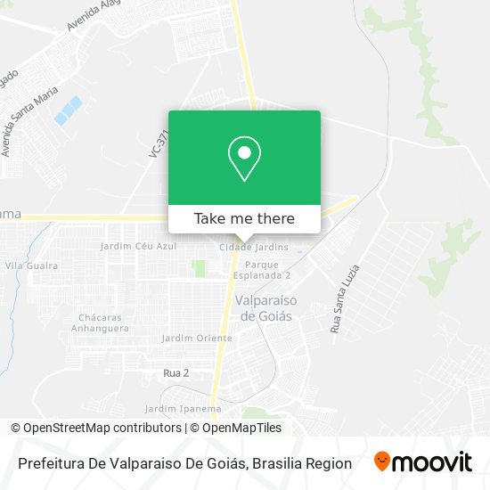 Prefeitura De Valparaiso De Goiás map