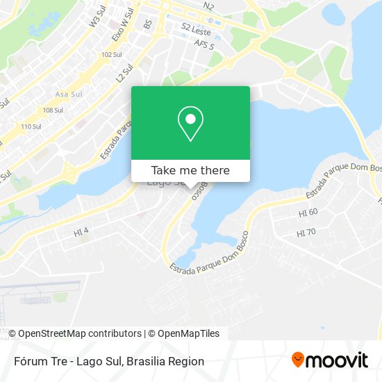 Fórum Tre - Lago Sul map