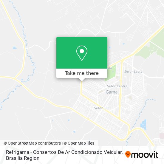 Refrigama - Consertos De Ar Condicionado Veicular map