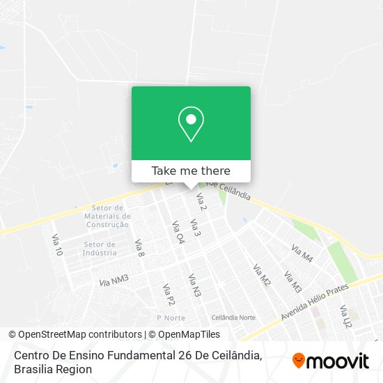 Centro De Ensino Fundamental 26 De Ceilândia map