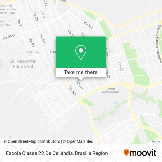 Escola Classe 22 De Ceilândia map