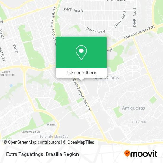 Extra Taguatinga map