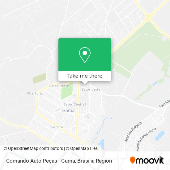 Comando Auto Peças - Gama map