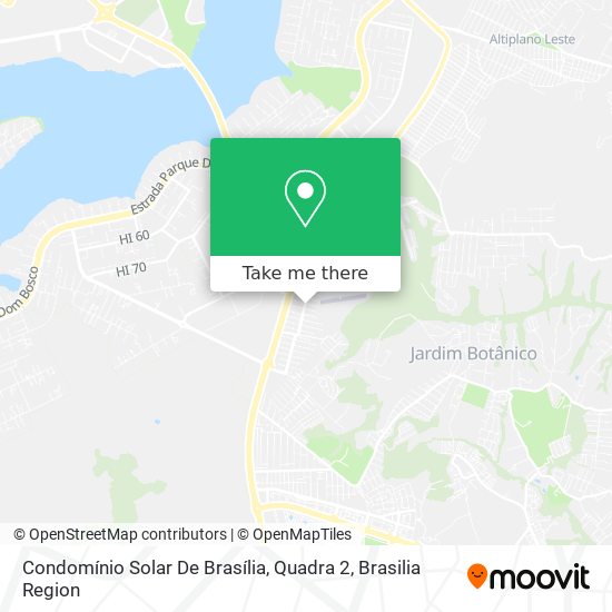 Condomínio Solar De Brasília, Quadra 2 map