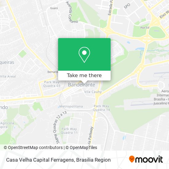 Casa Velha Capital Ferragens map