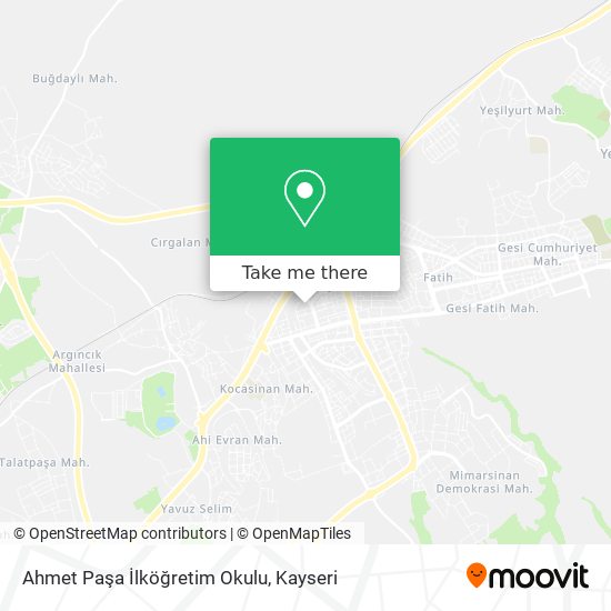 Ahmet Paşa İlköğretim Okulu map