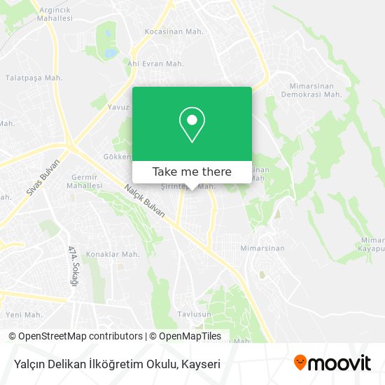Yalçın Delikan İlköğretim Okulu map