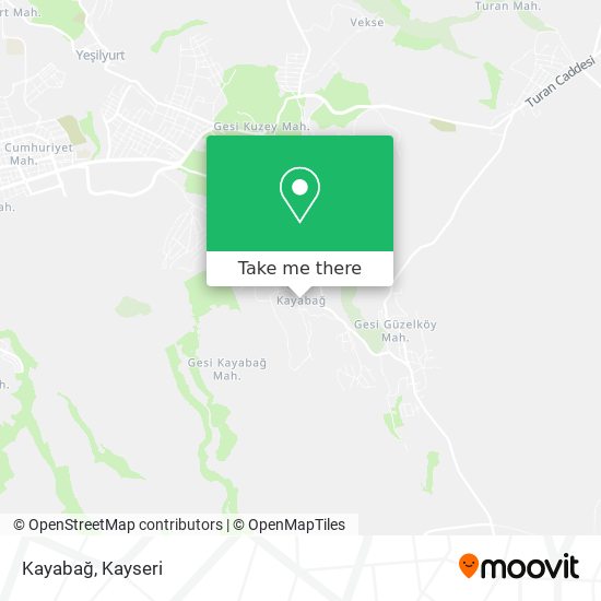 Kayabağ map