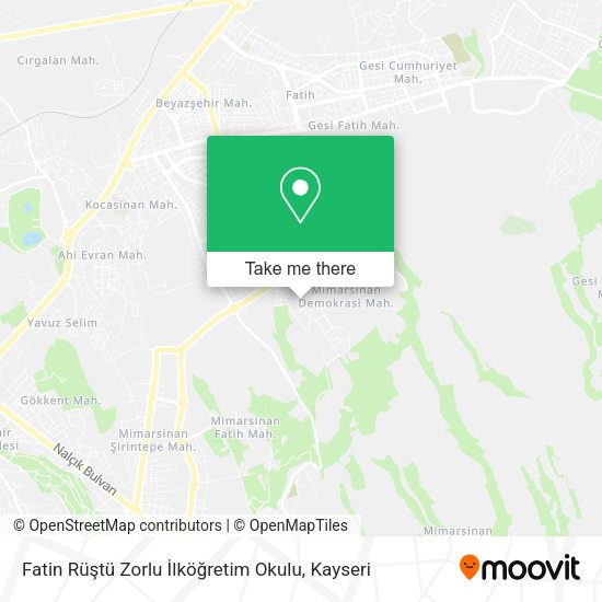 Fatin Rüştü Zorlu İlköğretim Okulu map
