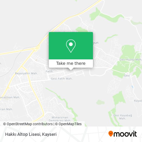 Hakkı Altop Lisesi map
