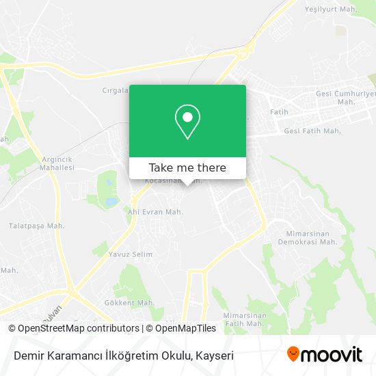 Demir Karamancı İlköğretim Okulu map