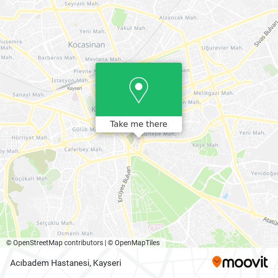 Acıbadem Hastanesi map