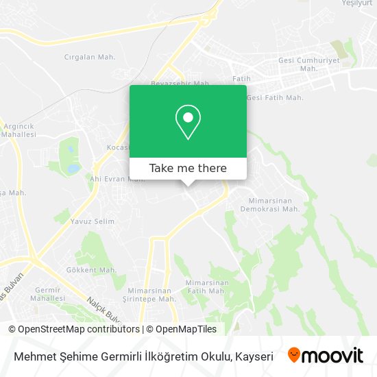 Mehmet Şehime Germirli İlköğretim Okulu map