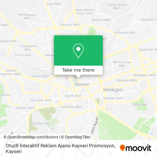 Otuz8 İnteraktif Reklam Ajansı Kayseri Promosyon map