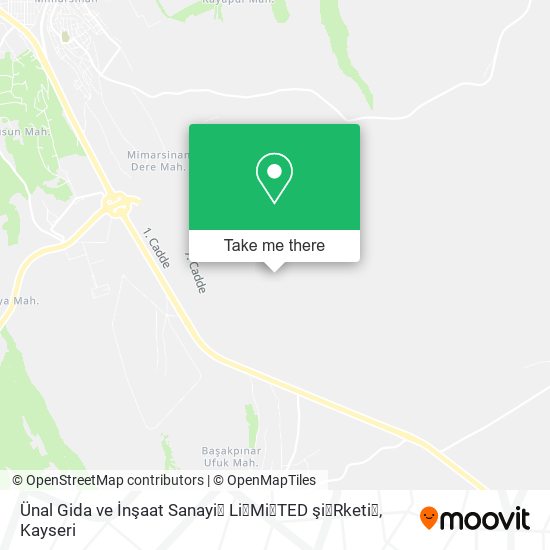 Ünal Gida ve İnşaat Sanayi̇ Li̇Mi̇TED şi̇Rketi̇ map