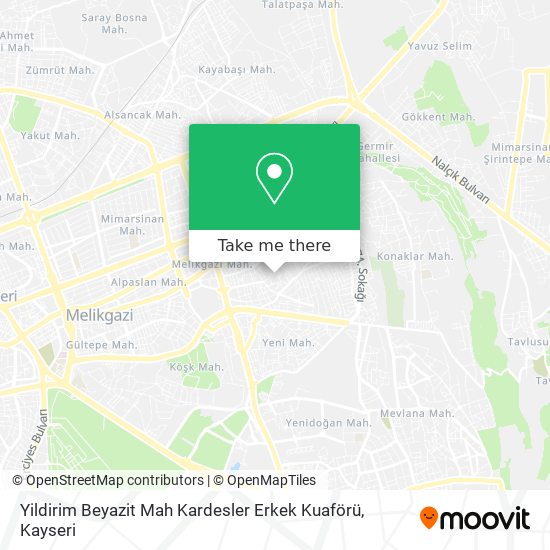 Yildirim Beyazit Mah Kardesler Erkek Kuaförü map