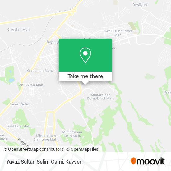 Yavuz Sultan Selim Cami map