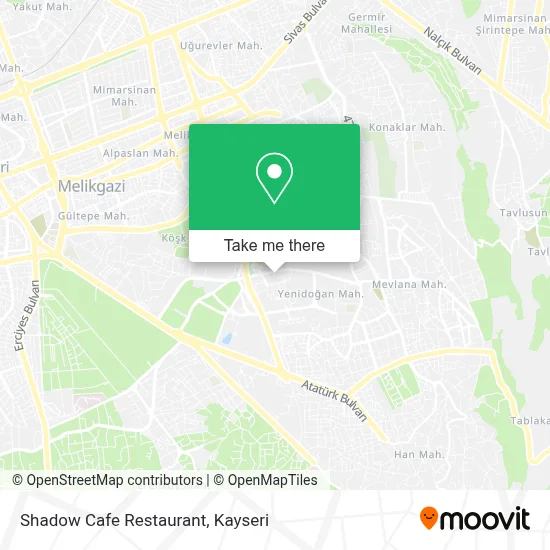 Shadow Cafe Restaurant map