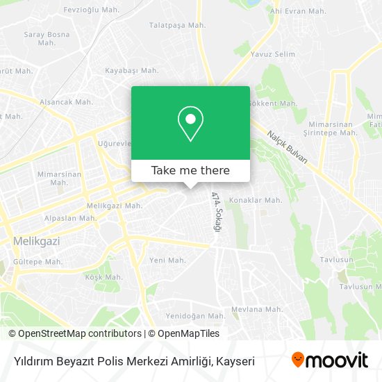 Yıldırım Beyazıt Polis Merkezi Amirliği map