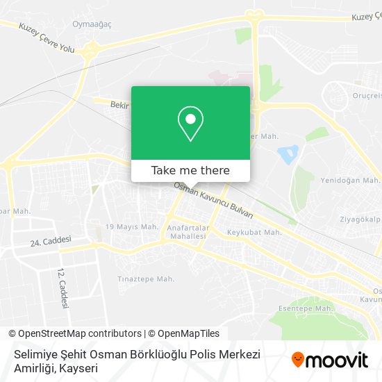 Selimiye Şehit Osman Börklüoğlu Polis Merkezi Amirliği map