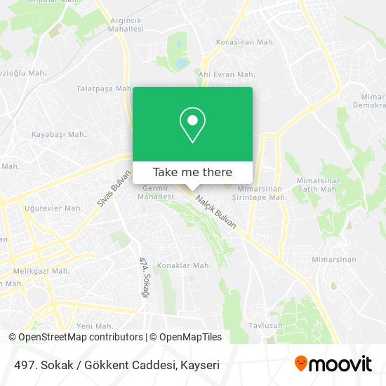 497. Sokak / Gökkent Caddesi map