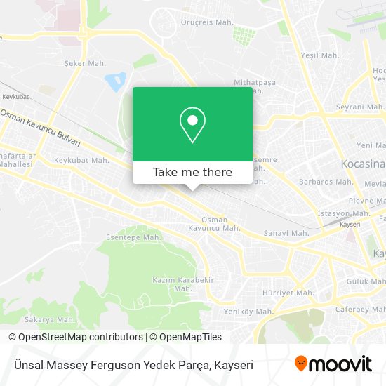 Ünsal Massey Ferguson Yedek Parça map
