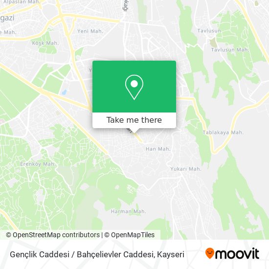 Gençlik Caddesi / Bahçelievler Caddesi map